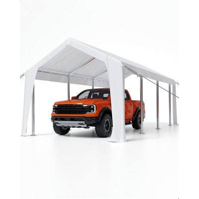 Housse de remplacement pour abri d'auto - imperméable, résistante aux rayons UV et au vent