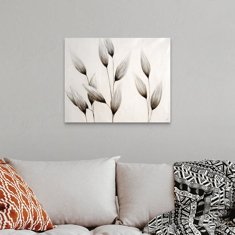« Wheat Field II » par Sydney Edmunds-impression, H 11 po x l 14 po x P 1,25 po, Toile tendue