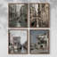 «Vintage Landscape CL III», 4 pièces