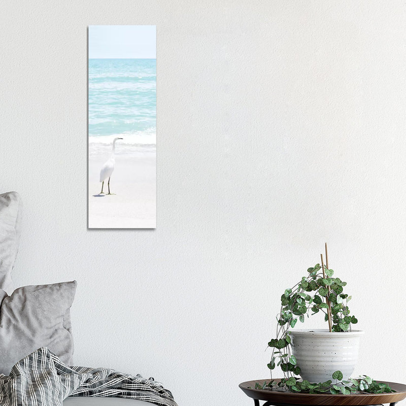 Summer Egret I by Natalie Carpentieri - Wrapped Canvas Panoramic Gallery-Wrapped Canvas Giclée