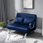 Canapé-lit convertible, dossier réglable à 5 positions, fauteuil avec coussins et canapé-lit de loisirs, gris-932554307