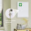 Kleankin 16" X 21" Wall Medicine Cabinet With Lock