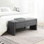 Banc de rangement gris foncé - Dortoir polyvalent pour chambres avec revêtement étudiant-1254185968