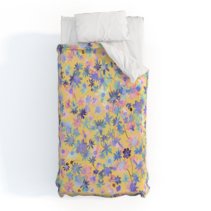 Housse de couette en coton Ninola, Housse de couette extra longue pour lit simple