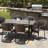 6 - Person Wicker Patio Dining Set with Rectangular Table