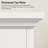 Spacious White Makeup Vanity Cabinet With Board And Glamorous Appeal Modern Cd Storage Adjustable Partition Space Design