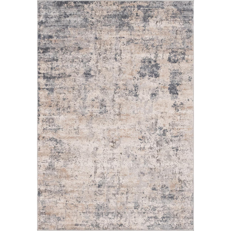 Tapis beige, Rectangle 4 pi 1 po x 6 pi 1 po