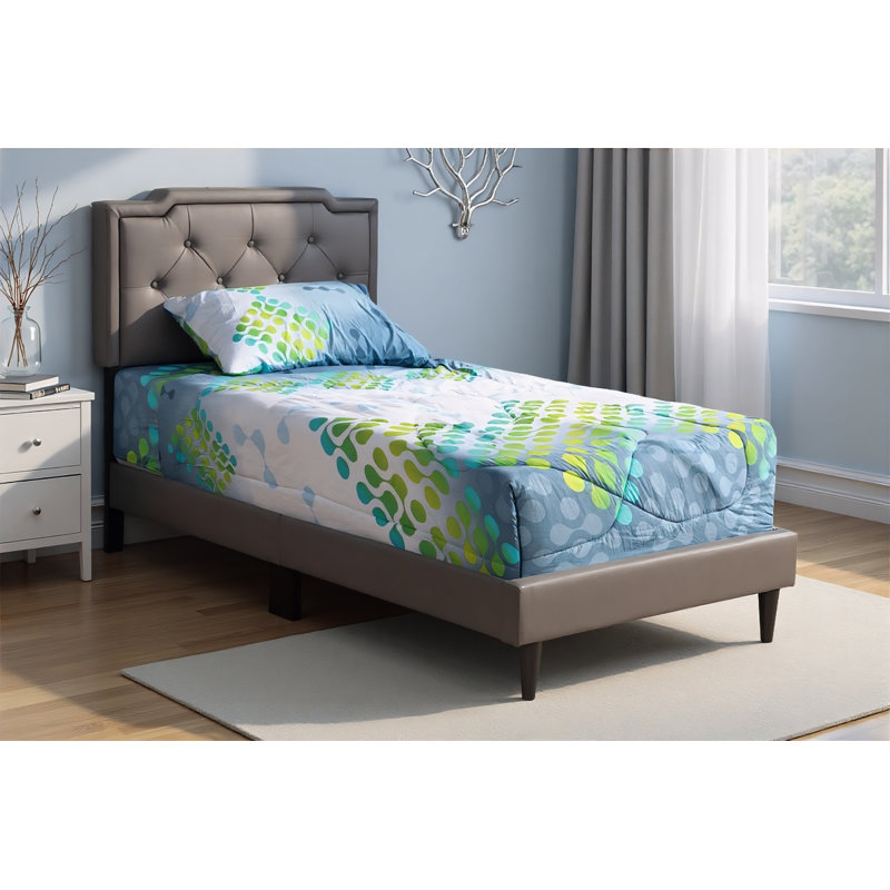 Getafe Light Grey Twin, Light Gray, Twin