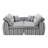 Chenille Striped Compression Sofa with 2 pillows-377285014