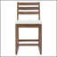 Ensemble de bar de patio rustique 5 pièces, ensemble de table de patio et chaises avec chaises ergonomiques, plateau de table à lattes en bois massif pour piscine, balcon, cour arrière, véranda (coussin moka + beige)-1539758218