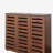5-Tier Shoe Storage Cabinet with Adjustable Shelves, Wooden Shoe Rack Organizer with Louvered Doors for Entryway