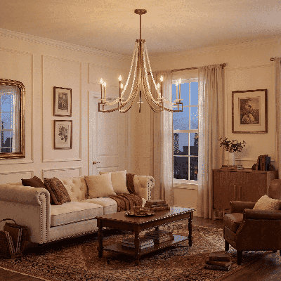 Lustre 8 lumières Savoy House