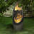 37" Gray Resin Modern Fountain with Lights