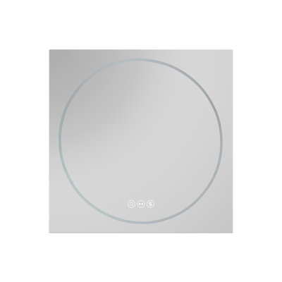 Sleek Design Front & Back Led Anti-fog Tempered Glass Bathroom/vanity Mirror