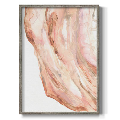 Rose Quartz II, reproduction encadrée - bois massif