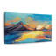 Coucher de soleil abstrait, impression sur toile-956770120