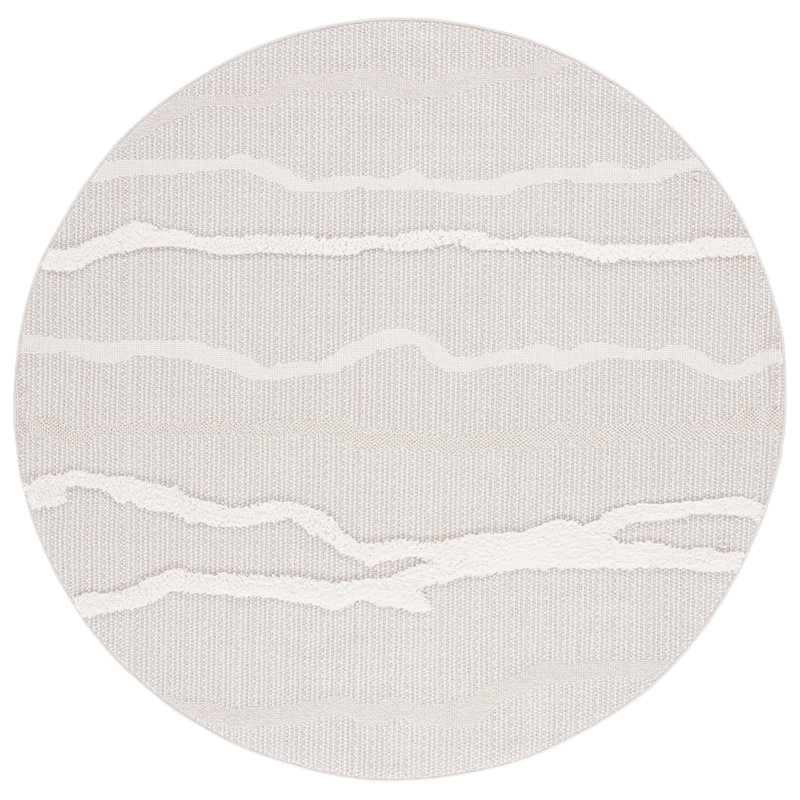 Artimese Performance Abstract Rug, Round 5'3"