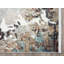 Tapis brun à motif abstrait Rian-658980202