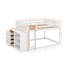 Lit superposé double au-dessus de double avec tiroirs et tablettes-755176076