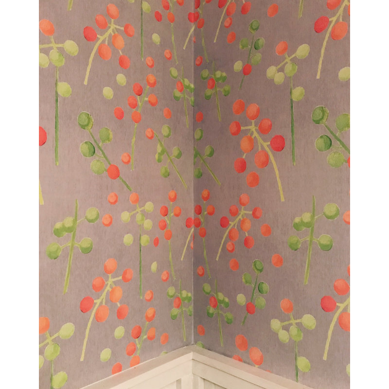 Floral Wallpaper Roll by Jessica Hollander