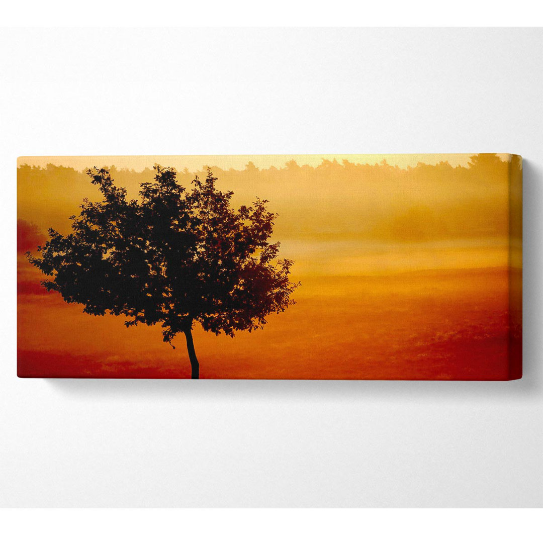 Blazing Sun Tree - Kunstdrucke auf Segeltuch