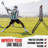 Zealfeel 4x6FT Lacrosse Rebounder with 5 Angles, Target Strip & Net for Multi-Sport Training-118033435