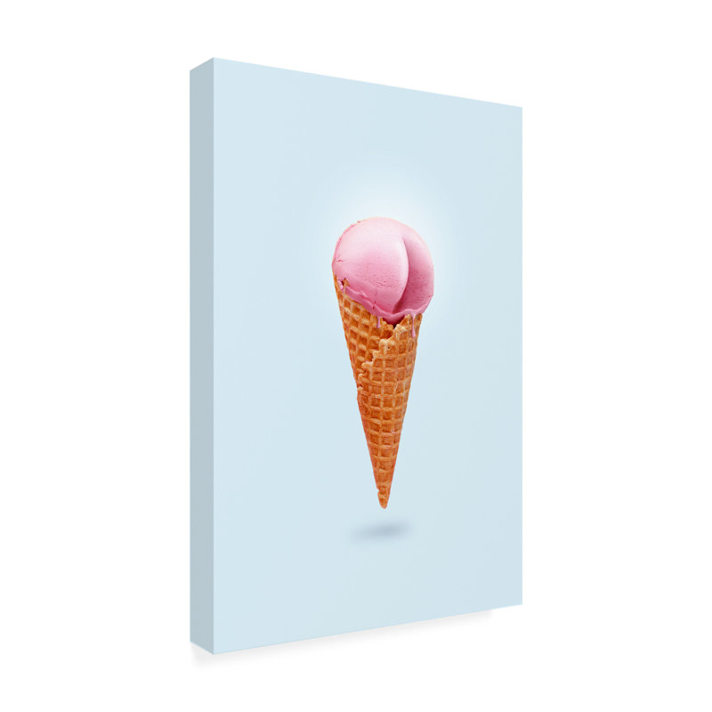 «Ice Cream» sur impression sur toile, H 24 po x l 16 po x P 2 po