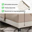 Lit plateforme tapissier Findlay Plush 3D colombe blanche-445242312-445242319