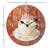 Wedgeworth 12" Coffee Quartz Wall Clock