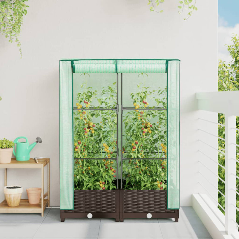 Cutlerville Raised Garden Bed, Brown