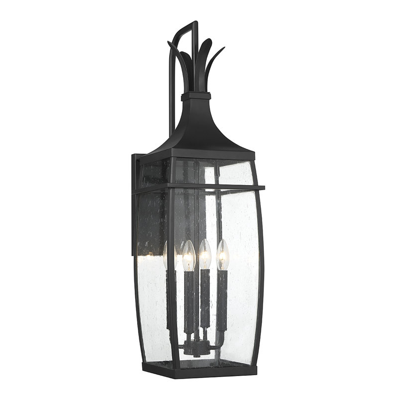 Lanterne murale d'extérieur 4 lumières Montpelier, H 32 po x l 9,5 po x P 9 po, Quatre lumières