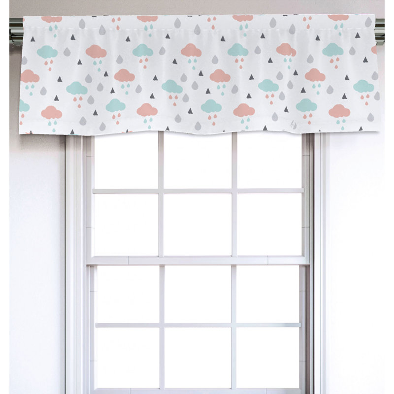 Sateen Ruffled Window Valance