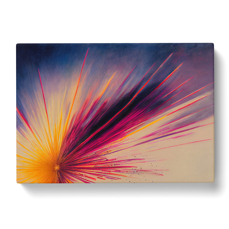 Astonishing Fireworks - Wrapped Canvas, 40cm H x 60cm W x 3cm D