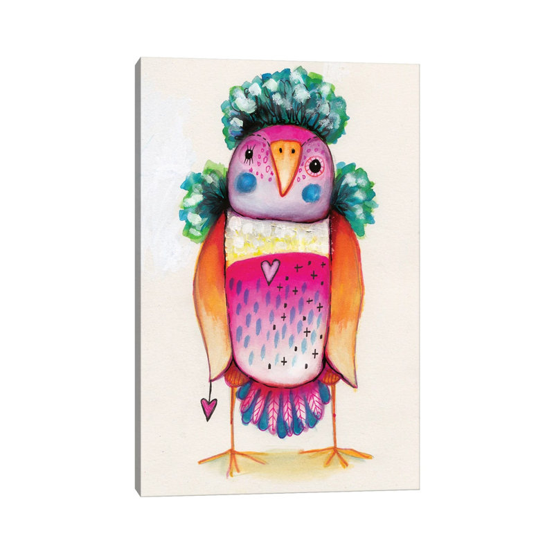 Qb Flambo by Tamara Laporte - Print on Canvas, 66.04 cm H x 45.72 cm W x 1.91 cm D, Wrapped Canvas