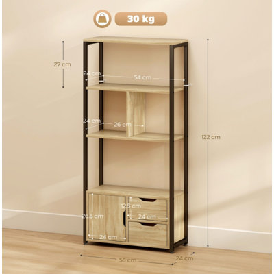 58.01 cm W Steel Storage Rack