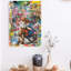 40*30,Banksy Street Graffiti Wall Art Decor Large Abstract Pictures Painting.