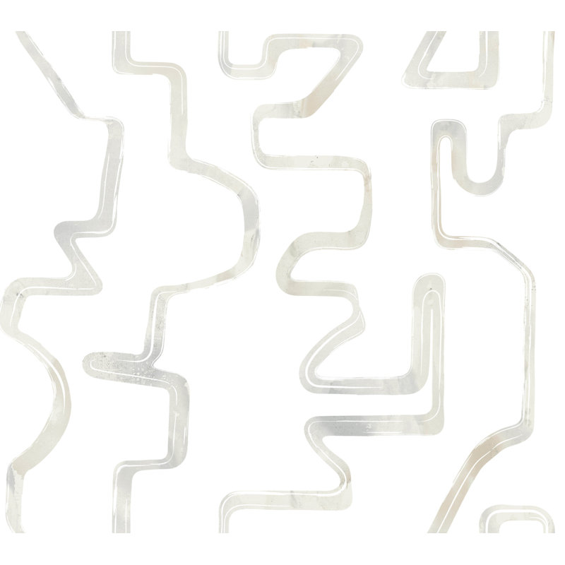 Abstract Aura Wallpaper, White