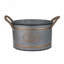 Ensemble de 3 pots décoratifs en métal Huxley