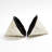 Triangle Cone Box-White Bone