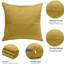 Aspire Homeware Diamond-Pattern Square Velvet Cushion Cover-215452021-214866928
