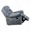 Fauteuil inclinable en velours bicolore-295974530
