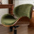 Upholstered Office Chair Adjustable Height Desk & Task Chair With Bentwood Chenille Swivel Chair With Metal Frame-2037668915