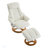 Brian 360° Swivel Chenille Massage Recliner Chair with Ottoman-357555205