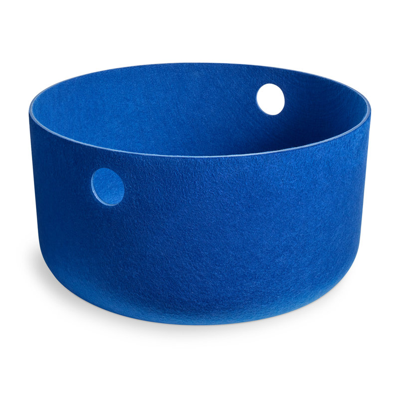 Grand panier de rangement Olly, Cobalt, 21 po x 11 po