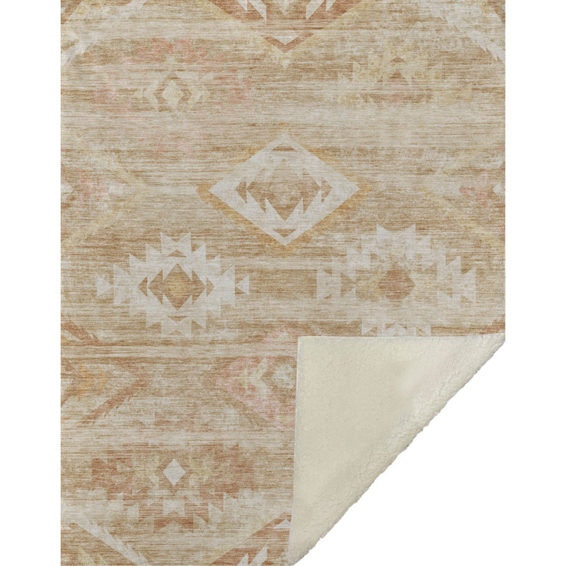 Jeté Sherpa ASB837 Southwest Addison, Copper Geometric