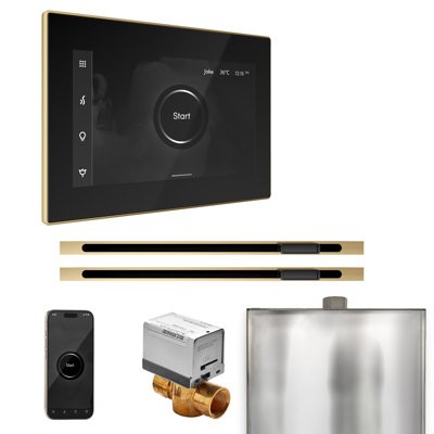 XButler Max Steam Shower Control Package with iSteamX Control and Linear Steamhead 