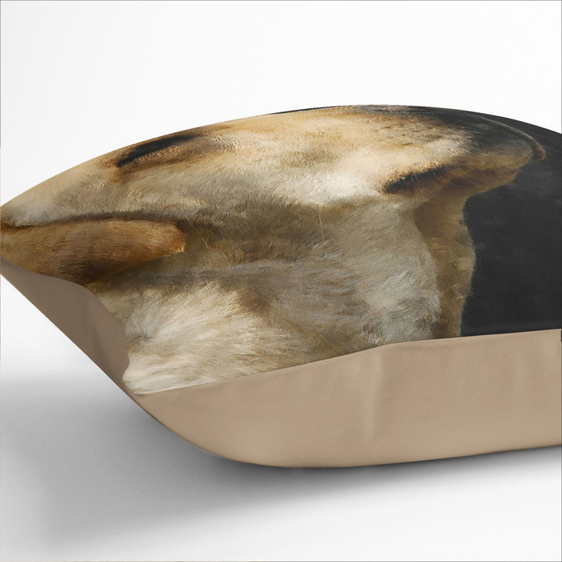 Square Cushion, 55cm H x 55cm W x 20cm D, Stone