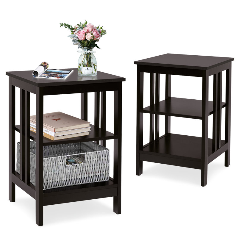 Table de bout Nedmond, Brun