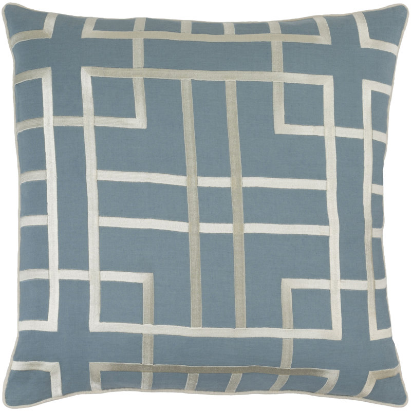 Linen Throw Pillow, 22" H x 22" W x 1" D, Neutral, Pillow Cover Only - No Insert