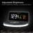Wireless Charging Tabletop Alarm Clock in Black